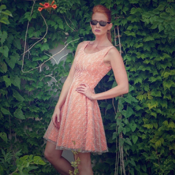 Nha Khanh "Tangerine" Tulle Dress - Sz 4