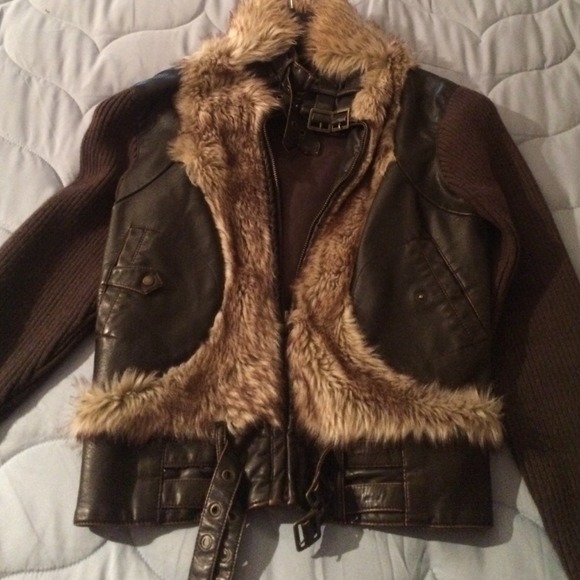 Faux Fur Bomber Jacket