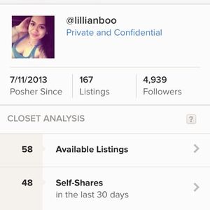 My closet stats . Please share and read ! Tysm🌸