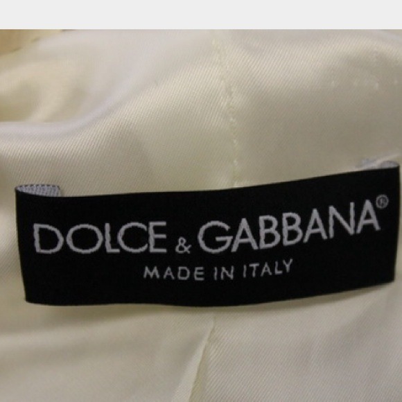 DOLCE & GABBANA Cream Suit Sz46 - Picture 4 of 4