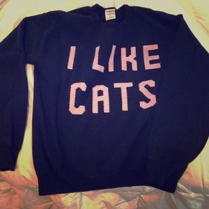 💟Pretty amazing I like cats sweatshirt