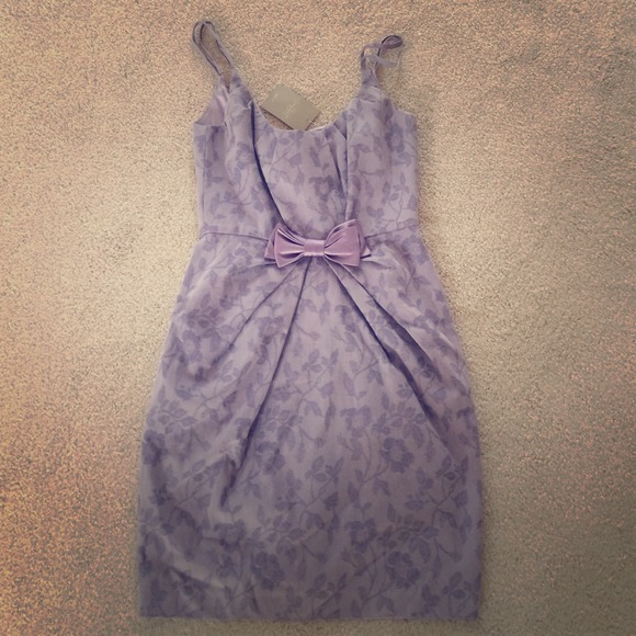 Anthropologie purple cocktail dress NWT