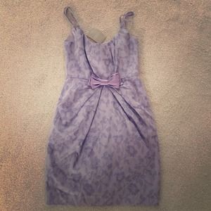 Anthropologie purple cocktail dress NWT