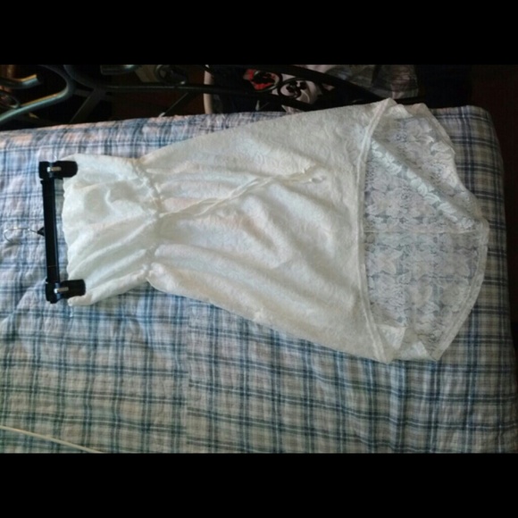 White High low dress