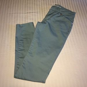 Dusty blue gray skinnies