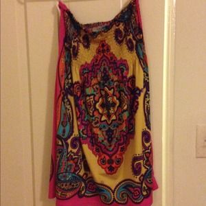 Forever 21 Patterned Tube Dress