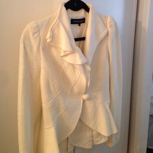 Cream Nanette Lepore Jacket - size 0