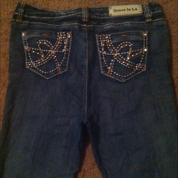NWOT Grace in L.A. Blue jeans