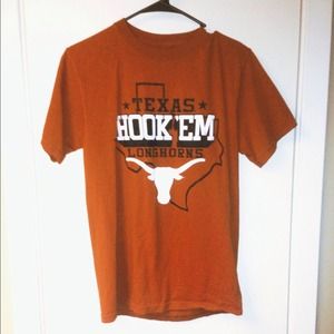 Orange Texas Longhorns T-shirt. Size: Small
