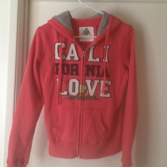 California zip up sweatshirt