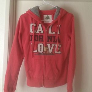 California zip up sweatshirt
