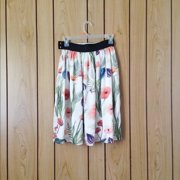 H&M Floral Skirt