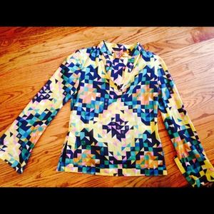 tory Burch size 4 tunic top