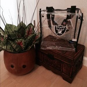 Raiders stadium approved clear tote