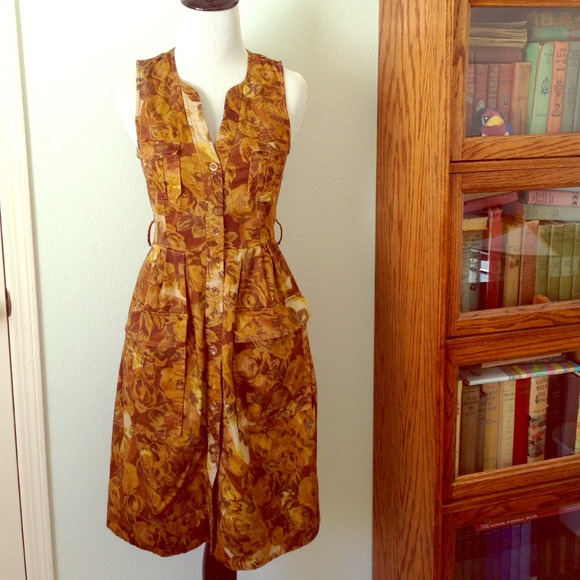 Moulinette Soeurs sleeveless shirtdress, size 0