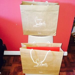 Authentic Louboutin Shopping Bag