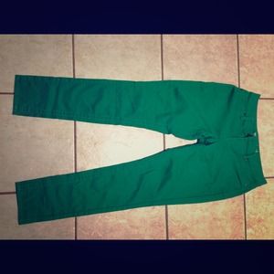 Green Skinny Pant