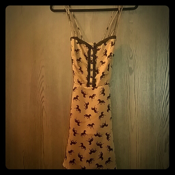 forever silk horse dress