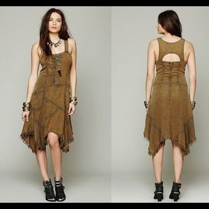 ✨FREE PEOPLE✨ denim dress