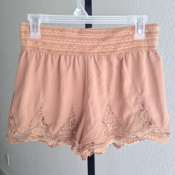 Other - shorts with crochet trim