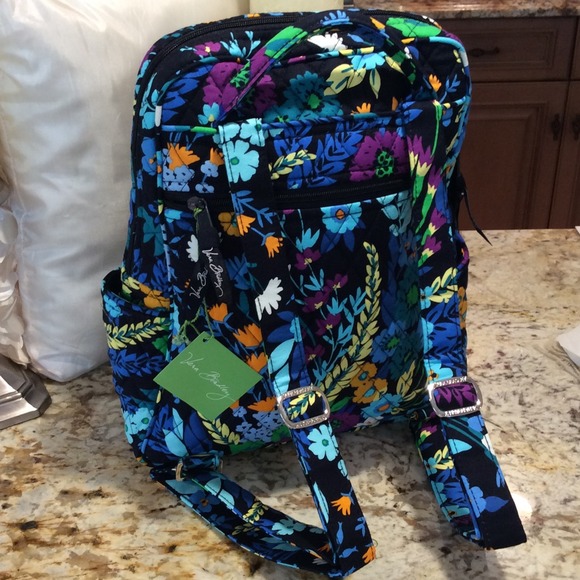 SOLD NEW VERA BRADLEY "Midnight Blues"BACKPACK - Picture 2 of 4