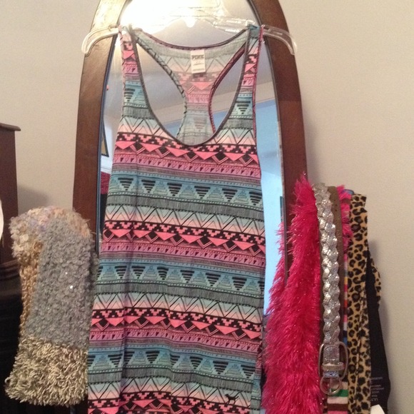 Pink Victoria Secret tank top