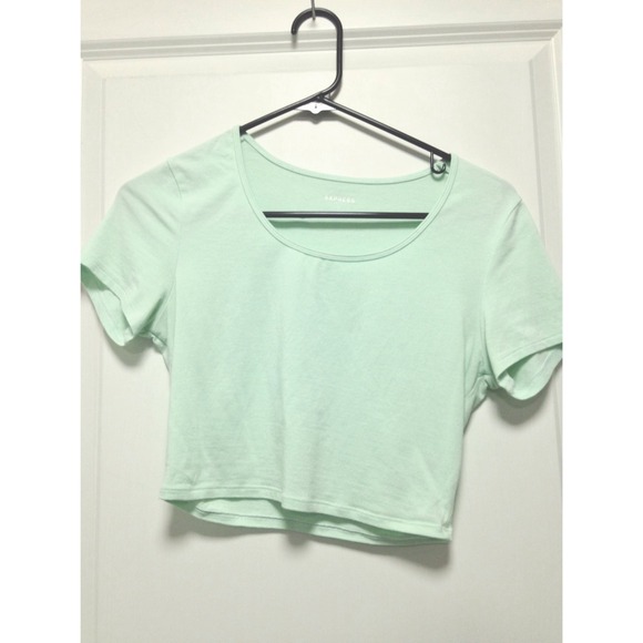 Mint crop top