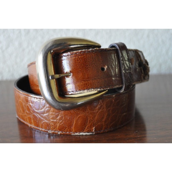 Vintage leather belt
