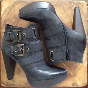 Black Nine West Ankle Boots