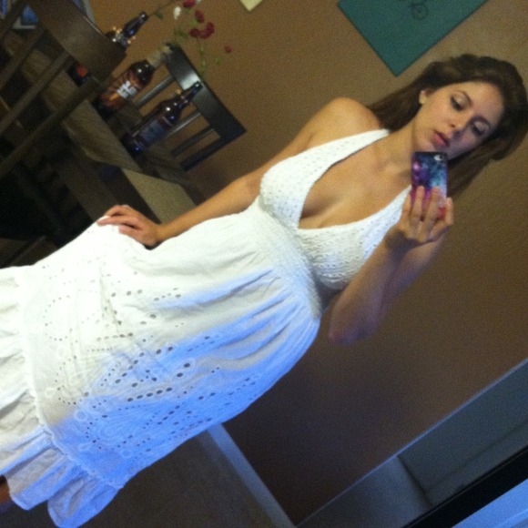 White beach dress!