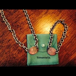 Authentic Tiffany Choker and Bracelet
