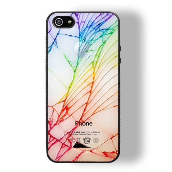 Cracked Sharpie iPhone Case