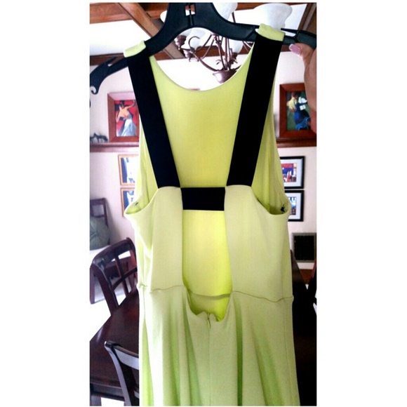 SOLD Bebe Neon fit and flare Skater Dress. - Picture 3 of 4