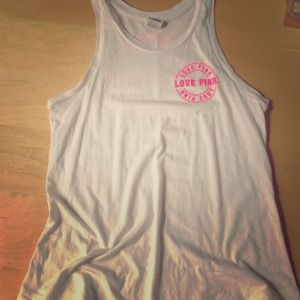 Pink by VS muscle tank!