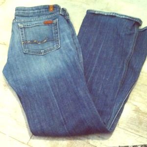 7 For All Mankind Dark Risne Jeans