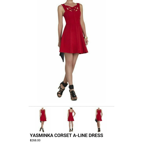 SOLD!!! BCBG MAXAZRIA A-line Corset Dress - Picture 4 of 4