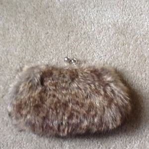 Nine West faux clutch/ crossbody purse