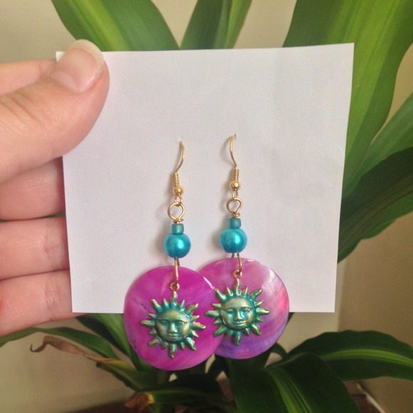 Sun earrings 🌞💖