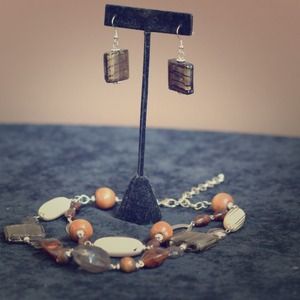 Silpada Necklace and Earring Set