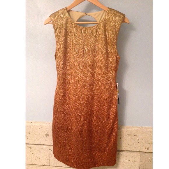 More pics of gold ombré dress