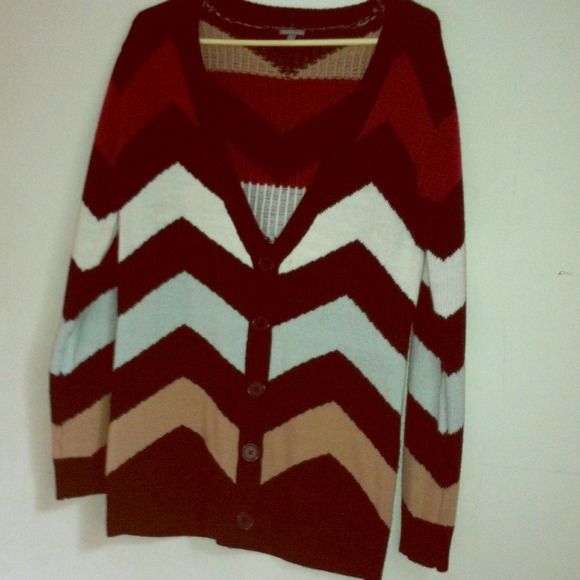striped cardigan