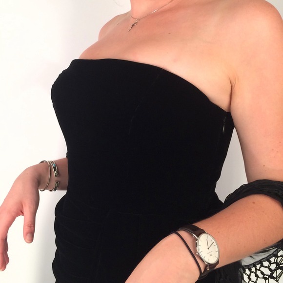 Kay Unger Black & White Evening Gown NWOT - Picture 2 of 4