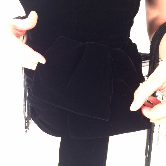 Kay Unger Black & White Evening Gown NWOT - Picture 3 of 4