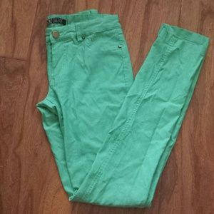 Green Skinny Jeans