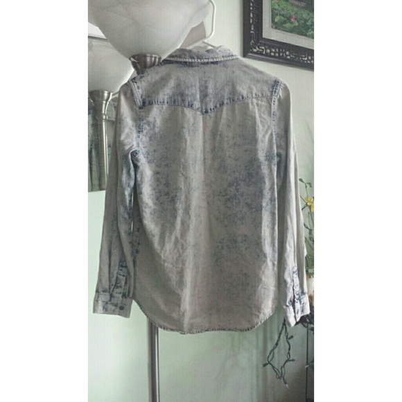 Acid Wash Denim Shirt - Picture 2 of 2