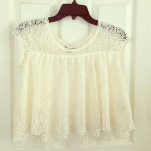 Lace crop top