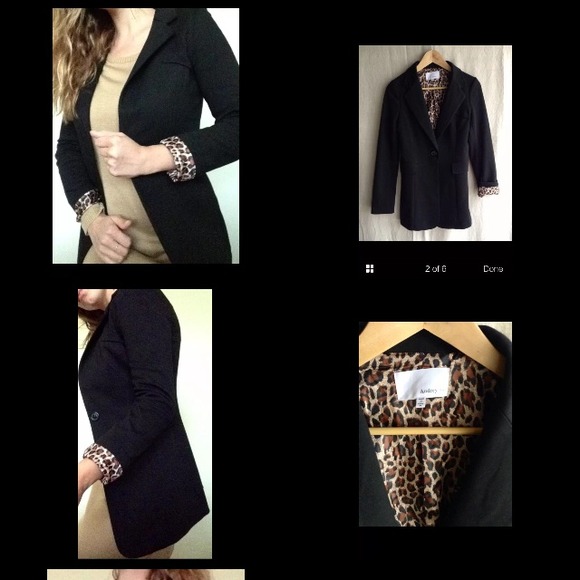 Audrey 3+1 black blazer M