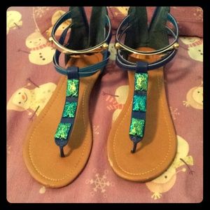 Brand new sandals.