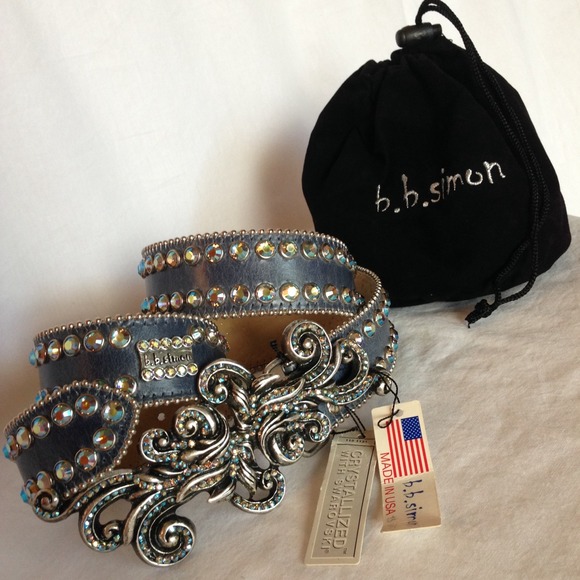 B. B. Simon Belt crystallized with Swarovski - Picture 2 of 4