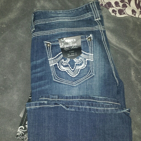 Express rerock jeans Size 12R  nwt